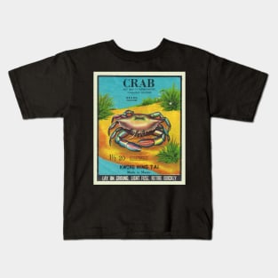 VINTAGE FIRECRACKER CRAB Kids T-Shirt